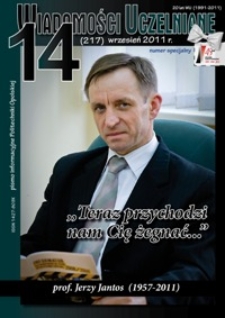 Wiadomości Uczelniane : pismo informacyjne Politechniki Opolskiej : wydanie specjalne, nr 14 (217), wrzesień 2011