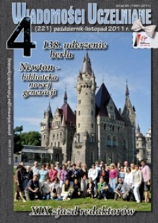 Wiadomości Uczelniane : pismo informacyjne Politechniki Opolskiej, nr 4 (221), październik-listopad 2011