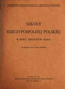 Szkoły Rzeczypospolitej Polskiej w roku szkolnym 1930/31