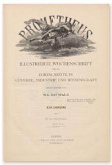 Prometheus : Illustrierte Wochenschrift &uuml;ber die Fortschritte in Gewerbe, Industrie und Wissenschaft. 24. Jahrgang, 1913, Nr 1235