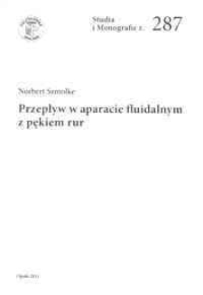 Przepływ w aparacie fluidalnym z pękiem rur