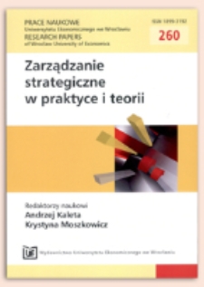 Wykorzystanie CSR w budowaniu przewagi konkurencyjnej przez zagranicznych inwestorów zagranicznych. Perspektywa środkowoeuropejskich filii