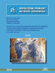 Study of ultrafine binders based on mineral waste from Bełchat&oacute;w and Bolesławiec for the construction of hydraulic cut-off walls
