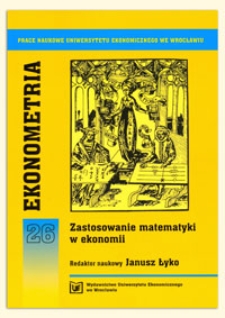 Optymalna liczebność grupy studentów. Prace Naukowe Uniwersytetu Ekonomicznego we Wrocławiu, 2009, Nr 76, s. 55-65