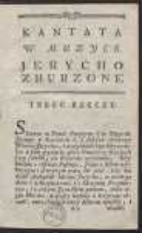 Kantata w muzyce [Jerycho zburzone]