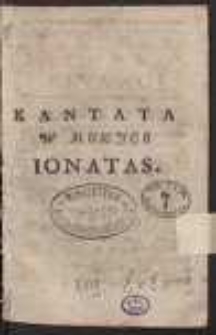 Kantata w muzyce : Ionatas