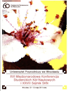 XVI Międzynarodowa Konferencja Studenckich K&oacute;ł Naukowych i XXVIII Sejmik SKN, [Wrocław, 12-13 maja 2011 r.]