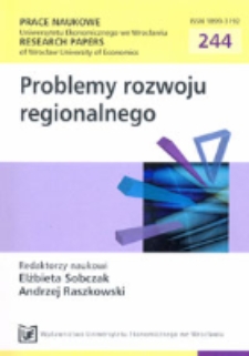 Innowacyjność a rozwój regionalny - model miękki