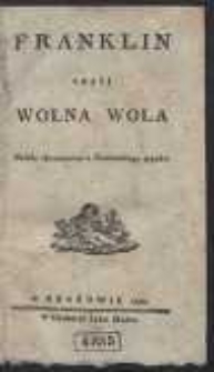 Franklin czyli Wolna Wola […]