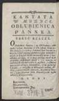 Kantata w muzyce [Oblubienica Pańska]