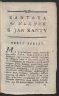 Kantata w muzyce [S. Jan Kanty]