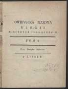 Owidyusza Nazona Elegii Miłosnych Tłomaczenie Tom 1 […]