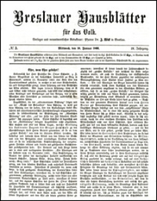 Breslauer Hausbl&auml;tter f&uuml;r das Volk. Jg. 4, Nr. 3 (1866)