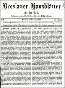 Breslauer Hausbl&auml;tter f&uuml;r das Volk. Jg. 4, Nr. 8 (1866)