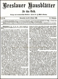 Breslauer Hausblätter für das Volk. Jg. 4, Nr. 84 (1866)