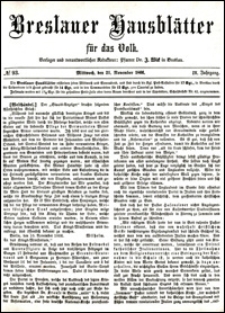 Breslauer Hausbl&auml;tter f&uuml;r das Volk. Jg. 4, Nr. 93 (1866)