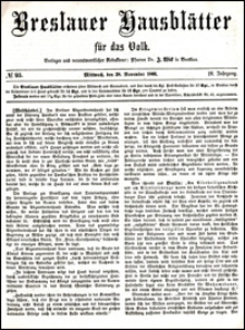 Breslauer Hausbl&auml;tter f&uuml;r das Volk. Jg. 4, Nr. 95 (1866)