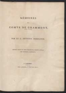 Mémoires Du Comte De Grammont […]