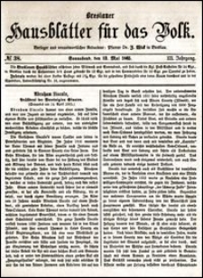 Breslauer Hausblätter für das Volk. Jg. 3, Nr. 38 (1865)