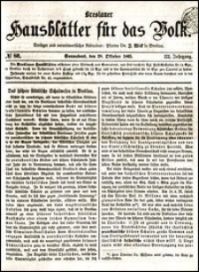 Breslauer Hausblätter für das Volk. Jg. 3, Nr. 86 (1865)