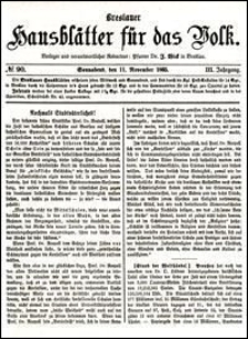 Breslauer Hausblätter für das Volk. Jg. 3, Nr. 90 (1865)