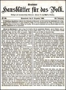 Breslauer Hausbl&auml;tter f&uuml;r das Volk. Jg. 3, Nr. 96 (1865)