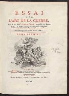 Essai Sur L’Art De La Guerre [….]. T. 1