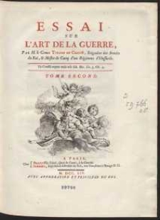 Essai Sur L’Art De La Guerre [….]. T. 2