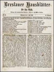 Breslauer Hausbl&auml;tter f&uuml;r das Volk. Jg. 6, Nr. 52 (1868)