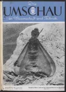 Die Umschau : Wochenschschrift über die Fortschritte in Wissenschaft und Technik. 45. Jahrgang, 1941, Heft 1