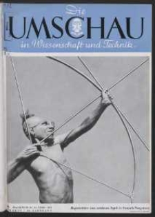 Die Umschau : Wochenschschrift über die Fortschritte in Wissenschaft und Technik. 45. Jahrgang, 1941, Heft 7