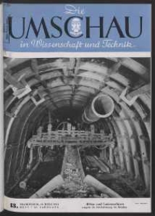 Die Umschau : Wochenschschrift über die Fortschritte in Wissenschaft und Technik. 45. Jahrgang, 1941, Heft 13