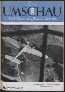 Die Umschau : Wochenschschrift über die Fortschritte in Wissenschaft und Technik. 45. Jahrgang, 1941, Heft 41