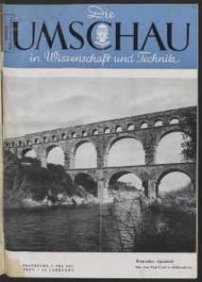 Die Umschau : Wochenschschrift über die Fortschritte in Wissenschaft und Technik. 45. Jahrgang, 1941, Heft 49