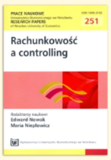 Koszt wytworzenia a splot polityki rachunkowości i polityki podatkowej w Federacji Rosyjskiej - wybrane problemy