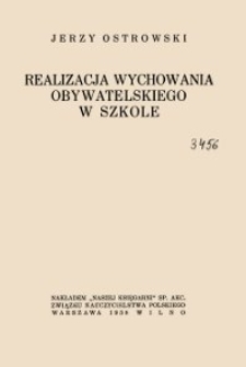 Realizacja wychowania obywatelskiego w szkole