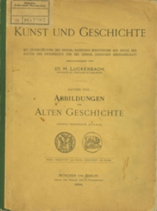 Kunst und Geschichte : Teil 1, Abbildungen zur alten Geschichte