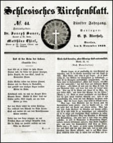 Schlesisches Kirchenblatt. Jg. 5, Nr. 44 (1839)