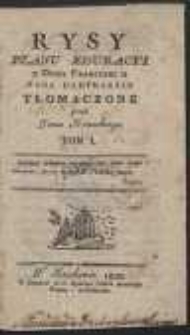 Rysy Planu Edukacyi [&hellip;]. T.1