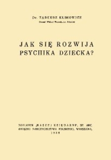 Jak się rozwija psychika dziecka?