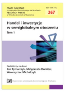 Handel wewnątrzgałęziowy państw Grupy Wyszehradzkiej na przykładzie przemysłu motoryzacyjnego