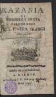 Kazania Na Niedziele Y Swięta Całego Roku [&hellip;]. T.3-4