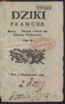 Dziki Francuz w Samey Naturze w swym zostawiony Wychowaniu. T. 2