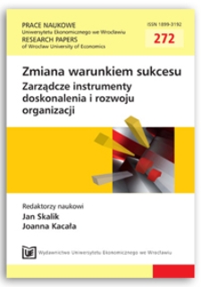 Diagnoza kultury organizacyjnej instrumentem doskonalenia organizacji na przykładzie rolniczych spółdzielni produkcyjnych