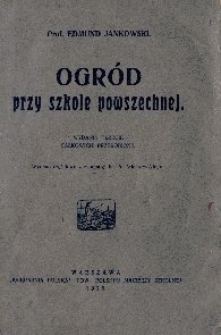 Ogród przy szkole powszechnej