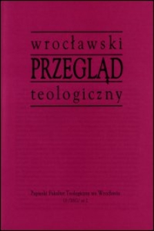 Wrocławski Przegląd Teologiczny. R. 10 (2002), nr 2