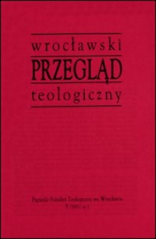 Wrocławski Przegląd Teologiczny, R.9 (2001), nr 2