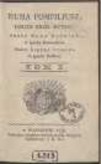 Numa Pompiliusz Drugi Król Rzymu. T. 1