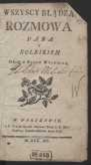 Wszyscy Błądzą : Rozmowa Pana Z Rolnikiem, Obay Z Błędu Wychodzą