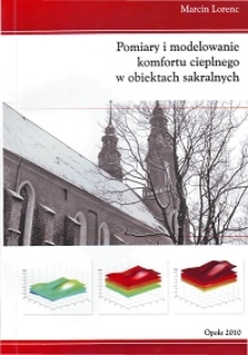 Pomiary i modelowanie komfortu cieplnego w obiektach sakralnych